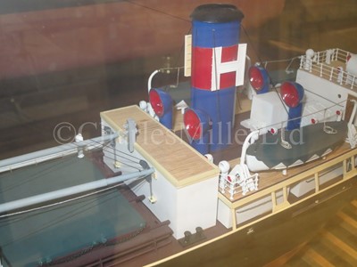 Lot 164 - A BOARDROOM DISPLAY MODEL FOR THE M.V. HUDSON SOUND [1950]