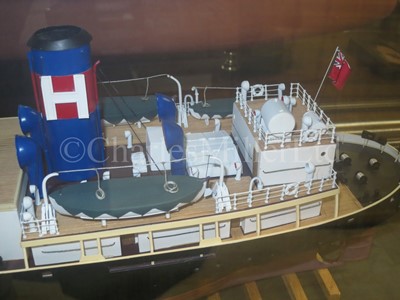 Lot 164 - A BOARDROOM DISPLAY MODEL FOR THE M.V. HUDSON SOUND [1950]