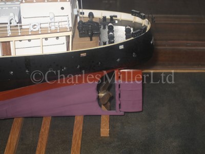 Lot 164 - A BOARDROOM DISPLAY MODEL FOR THE M.V. HUDSON SOUND [1950]