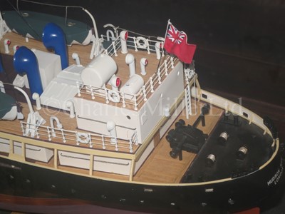 Lot 164 - A BOARDROOM DISPLAY MODEL FOR THE M.V. HUDSON SOUND [1950]