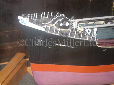 Lot 164 - A BOARDROOM DISPLAY MODEL FOR THE M.V. HUDSON SOUND [1950]