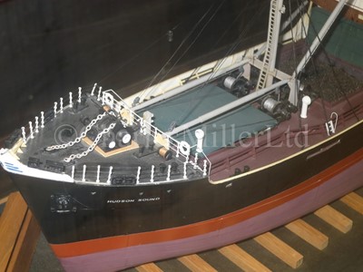 Lot 164 - A BOARDROOM DISPLAY MODEL FOR THE M.V. HUDSON SOUND [1950]
