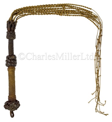 Lot 195 - A FINE CAT O’ NINE TAILS, 20TH CENTURY