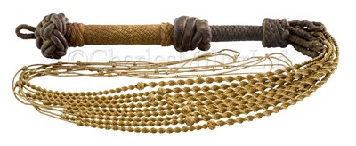 Lot 195 - A FINE CAT O’ NINE TAILS, 20TH CENTURY