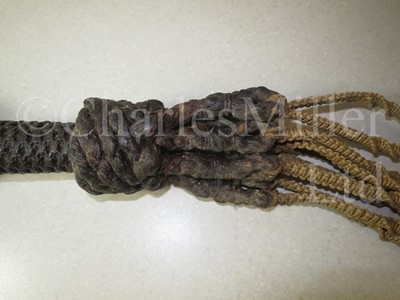Lot 195 - A FINE CAT O’ NINE TAILS, 20TH CENTURY