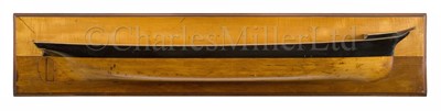 Lot 4 - A BUILDER’S HALF-BLOCK MODEL FOR AN AUXILIARY IRON BARQUE, ATTRIBUTED TO RUSSELL & CO., PORT GLASGOW, CIRCA 1860