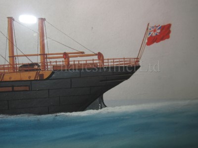 Lot 142 - NEAPOLITAN SCHOOL, CIRCA 1890 : The S.S. Nyanza off Naples