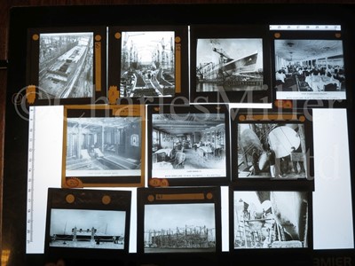 Lot 157 - A COLLECTION OF R.M.S. OLYMPIC MAGIC LANTERN SLIDES, CIRCA 1911