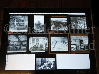 Lot 157 - A COLLECTION OF R.M.S. OLYMPIC MAGIC LANTERN SLIDES, CIRCA 1911