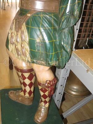 Lot 12 - A RARE FIGUREHEAD MAQUETTE FOR THE CLIPPER SHIP ABERGELDIE BUILT BY JOHN DUTHIE, SONS & CO., ABERDEEN, 1869