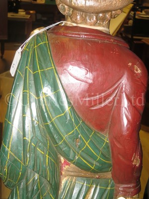 Lot 12 - A RARE FIGUREHEAD MAQUETTE FOR THE CLIPPER SHIP ABERGELDIE BUILT BY JOHN DUTHIE, SONS & CO., ABERDEEN, 1869
