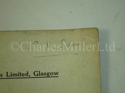 Lot 150 - AUCTION CATALOGUE OF THE APPOINTMENTS, EQUIPMENT AND PANELLING OF THE MAURETANIA