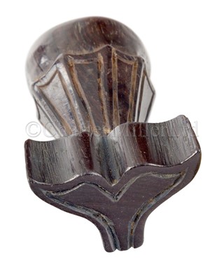 Lot 108 - A 19TH CENTURY TREEN WHALING STAMP