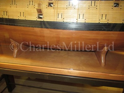 Lot 175 - A FINE 1:48 SCALE ADMIRALTY BOARD STYLE MODEL OF THE 100 GUN FIRST-RATE SHIP ROYAL GEORGE [1756]