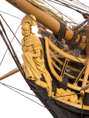 Lot 176 - AN EXCEPTIONAL 1:72 SCALE MODEL OF THE 50 GUN SALISBURY CLASS SHIP CENTURION [1774]