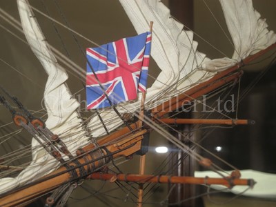Lot 176 - AN EXCEPTIONAL 1:72 SCALE MODEL OF THE 50 GUN SALISBURY CLASS SHIP CENTURION [1774]