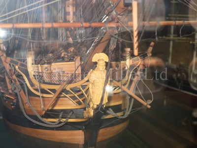 Lot 176 - AN EXCEPTIONAL 1:72 SCALE MODEL OF THE 50 GUN SALISBURY CLASS SHIP CENTURION [1774]