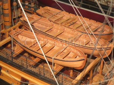 Lot 176 - AN EXCEPTIONAL 1:72 SCALE MODEL OF THE 50 GUN SALISBURY CLASS SHIP CENTURION [1774]