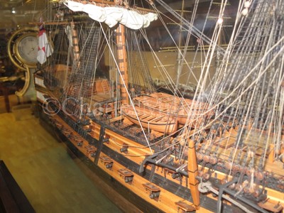 Lot 176 - AN EXCEPTIONAL 1:72 SCALE MODEL OF THE 50 GUN SALISBURY CLASS SHIP CENTURION [1774]