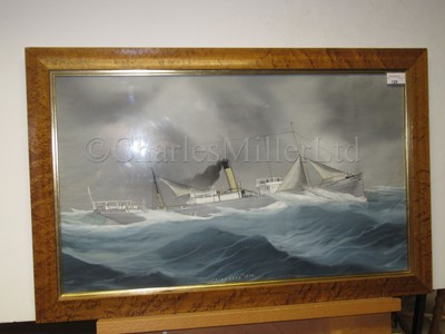 Lot 128 - NEAPOLITAN SCHOOL (LATE 19TH CENTURY) : S.S. ‘Pinedene’ 1894