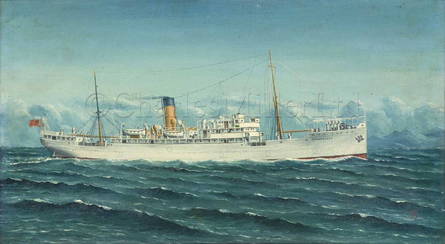 Lot 162 - BRITISH SCHOOL (20TH CENTURY) : S.S. 'Reventazon'; S.S. 'Manzanares'
