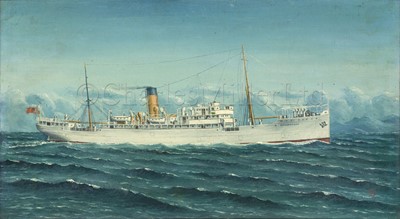 Lot 162 - BRITISH SCHOOL (20TH CENTURY) : S.S. 'Reventazon'; S.S. 'Manzanares'