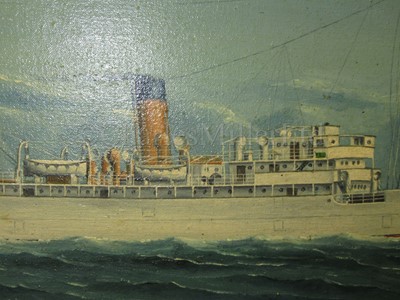 Lot 162 - BRITISH SCHOOL (20TH CENTURY) : S.S. 'Reventazon'; S.S. 'Manzanares'