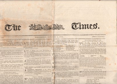 Lot 190 - STATEMENT OF THE SERVICES OF CAPTAIN EDWARD ROTHERAM IN THE ROYAL NAVY