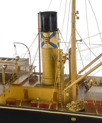 Lot 141 - A FINE AND ORIGINAL BUILDER’S MODEL FOR THE S.S. GENERAL CHURCH BUILT FOR THE BYRON S.S. CO. BY WILLIAM DOXFORD & SONS LTD, 1917