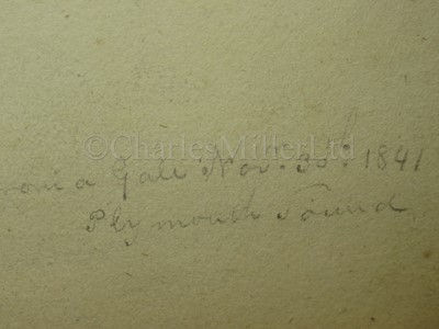 Lot 56 - OSWALD WALTER BRIERLY (BRITISH, 1817-1894) : H.M.S. ‘Malabar’ (74) running up from a gale, November 30th 1841