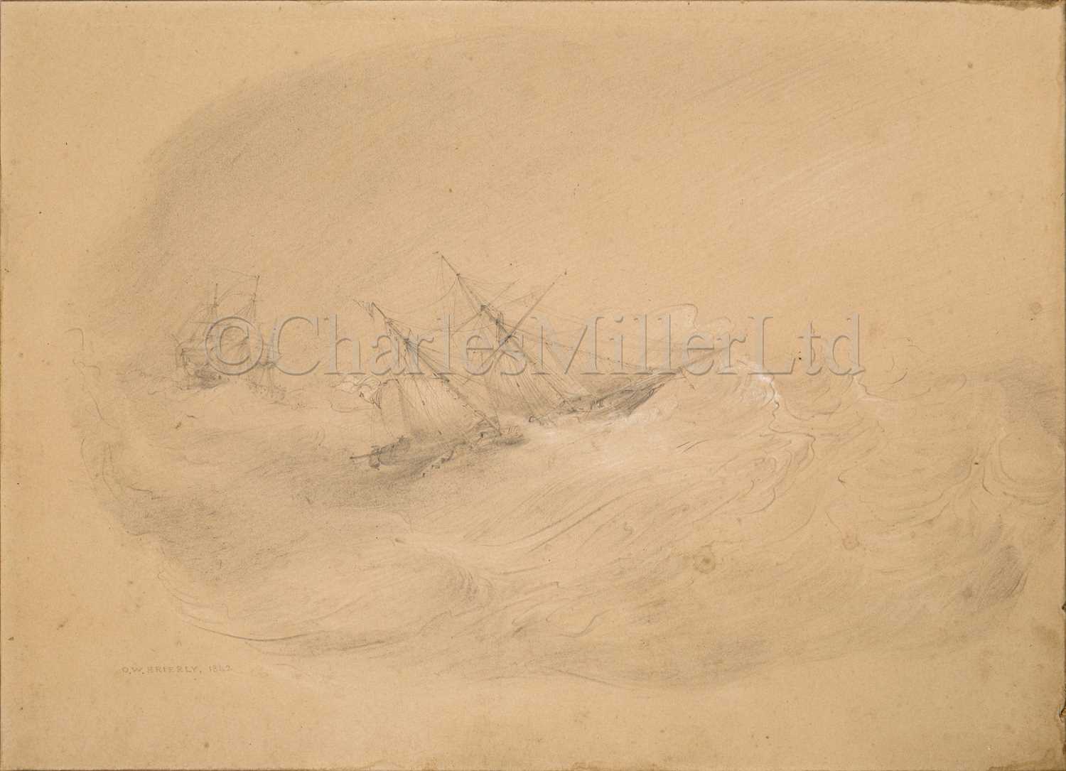 Lot 54 - OSWALD WALTER BRIERLY (BRITISH, 1817-1894) ; Fogo; The Yacht ‘Wanderer’; Porto Santo