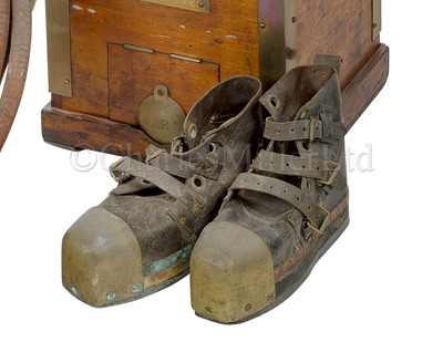 Lot 297 - A PAIR OF DIVER’S BOOTS BY SIEBE GORMAN & CO., LTD, LONDON