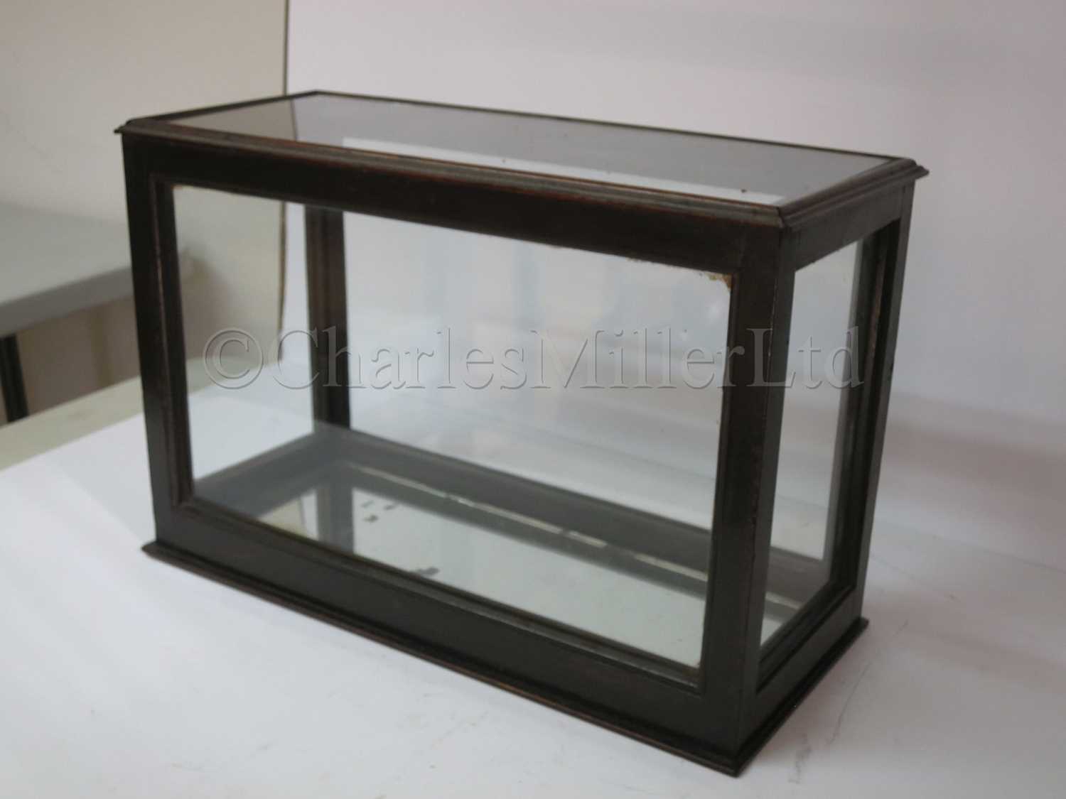 Lot 7 - A 19TH CENTURY SHIP MODEL DISPLAY CASE