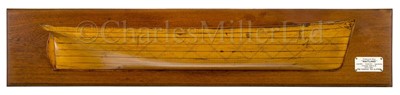 Lot 8 - AN INTERESTING BUILDER’S HALF-BLOCK MODEL FOR THE COMPOSITE TEA CLIPPER MAITLAND BUILT FOR JOHN KELSO BY WILLIAM PILE, SUNDERLAND, 1865