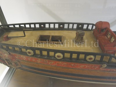 Lot 174 - A 1:32 SCALE MID-18TH CENTURY DOCKYARD MODEL OF A YACHT FOR THE USE OF SENIOR DOCKYARD OFFICERS