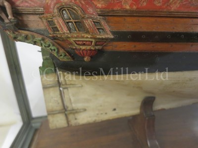 Lot 174 - A 1:32 SCALE MID-18TH CENTURY DOCKYARD MODEL OF A YACHT FOR THE USE OF SENIOR DOCKYARD OFFICERS