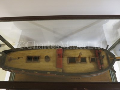 Lot 174 - A 1:32 SCALE MID-18TH CENTURY DOCKYARD MODEL OF A YACHT FOR THE USE OF SENIOR DOCKYARD OFFICERS