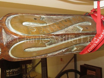 Lot 32 - A FINELY CARVED YACHT'S TILLER FROM THE PETREL R.Y.S, CIRCA 1852