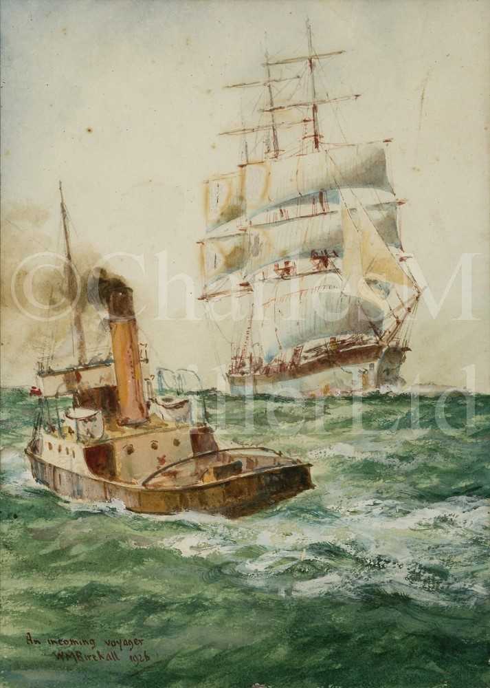 Lot 29 - WILLIAM MINSHALL BIRCHALL, BRITISH (1884-1941) ‘An incoming voyager’