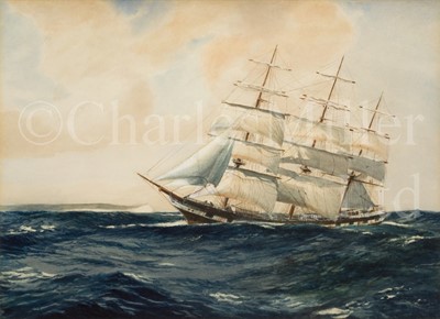 Lot 57 - ATTRIBUTED TO JACK SPURLING (BRITISH, 1871-1933): A clipper, plus another by a different hand
