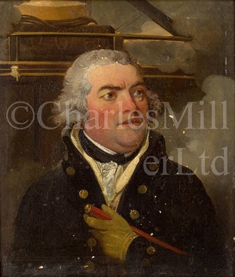 Lot 163 - ENGLISH SCHOOL, EARLY 19TH CENTURY A portrait of a young midshipman