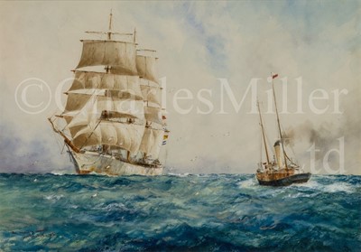 Lot 34 - WILLIAM MINSHALL BIRCHALL (BRITISH, 1884-1941) ‘An incoming voyager’