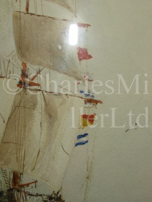 Lot 34 - WILLIAM MINSHALL BIRCHALL (BRITISH, 1884-1941) ‘An incoming voyager’
