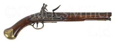 Lot 168 - AN EARLY 19TH CENTURY SEA SERVICE FLINTLOCK PISTOL