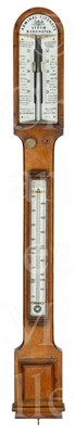 Lot 73 - A LIFEBOAT STATION BAROMETER BY NEGRETTI & ZAMBRA, LONDON, CIRCA 1880