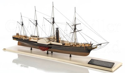 Lot 100 - A FINE STATIC DISPLAY MODEL OF THE P.S. GREAT WESTERN DESIGNED BY I.K. BRUNEL, BY BASSETT-LOWKE LTD, NORTHAMPTON