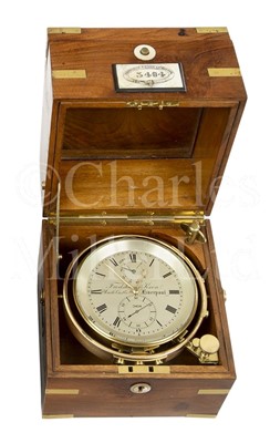 Lot 342 - A TWO-DAY MARINE CHRONOMETER BY FRODSHAM & KEEN, LIVERPOOL, CIRCA 1885