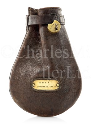 Lot 74 - A RARE RNLBI COLLECTING POUCH FOR GURNARD'S HEAD, CORNWALL, CIRCA 1885