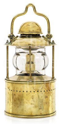 Lot 149 - A RARE SAFETY/BLACKOUT LANTERN BY ELI GRIFFITHS, CIRCA 1880