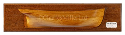 Lot 31 - A BUILDER’S HALF-BLOCK MODEL FOR THE SCHOONER BARNARD CASTLE, 1838